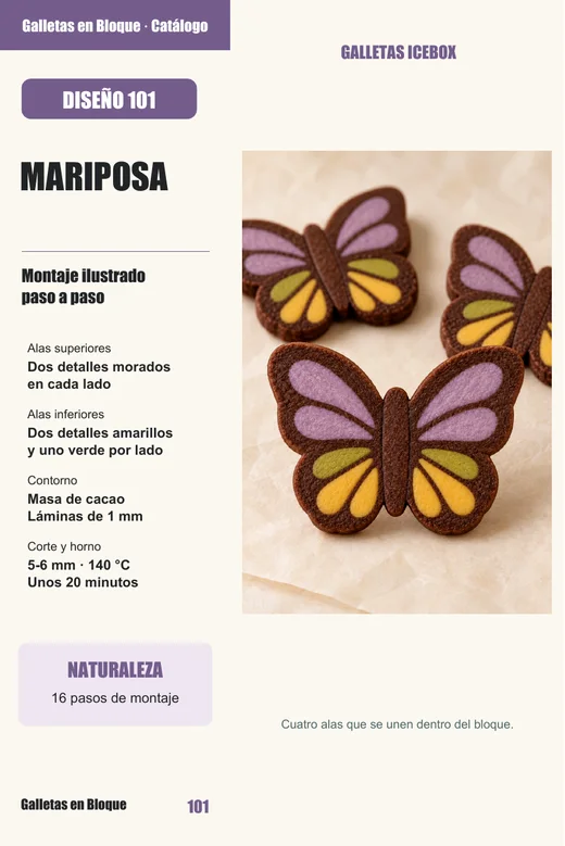 Ficha 100 Mariposa: portada